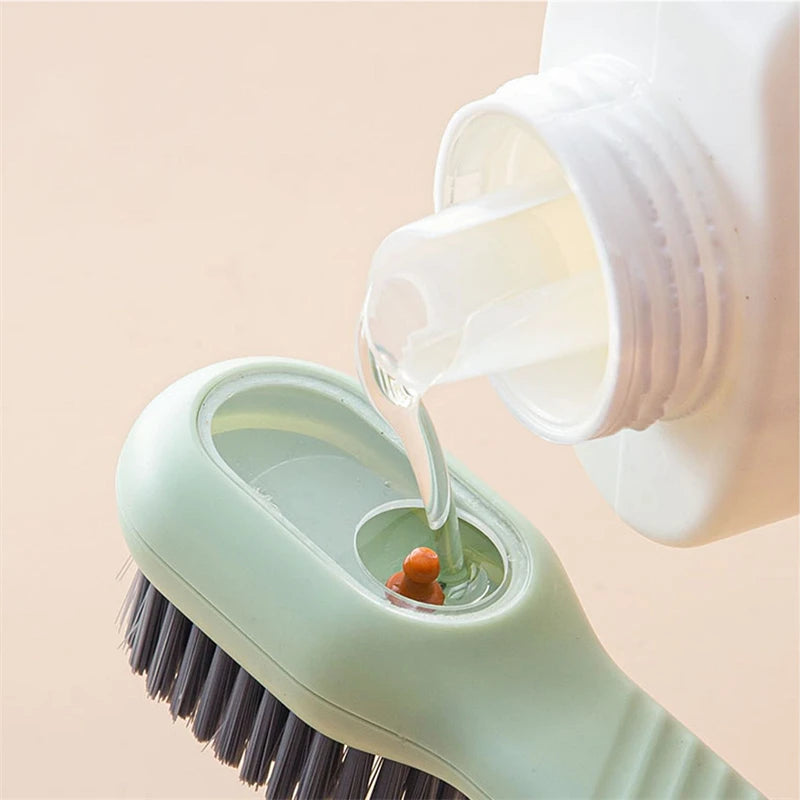 Multifunctional Shoe Brushes with Soap Dispenser