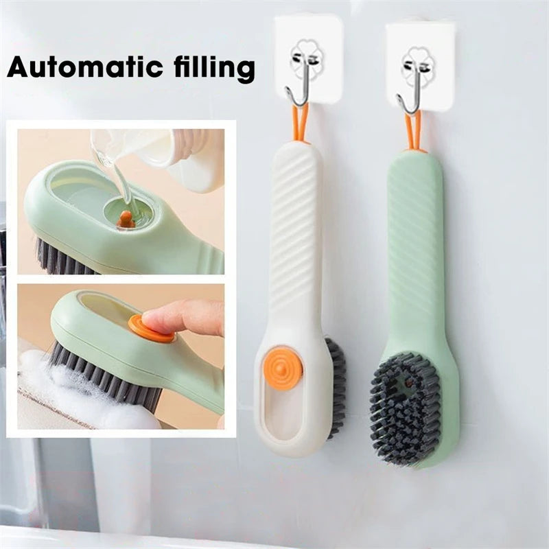 Multifunctional Shoe Brushes with Soap Dispenser